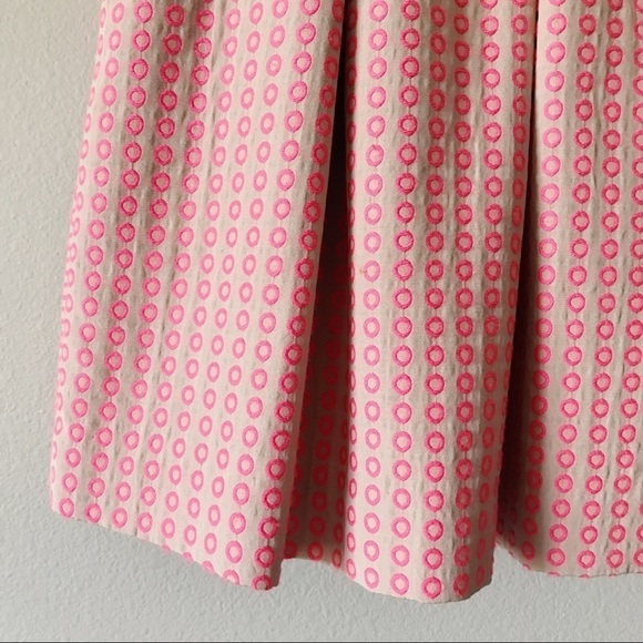 Maeve for Anthropologie Ballad Swing Skirt Size Small Pink/Tan Cocktail Party - Picture 7 of 11